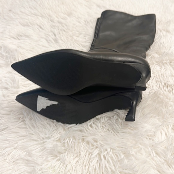 NEW $170 Steve Madden Laban Black knee high heel boot women size 5.5, 11 - Picture 5 of 6
